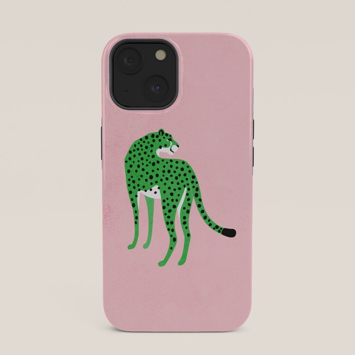 The Stare 2: Tropical Green Cheetah Edition iPhone Case Gallery Image 33