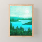 Lake Morning Mini Art Print Gallery Image 1