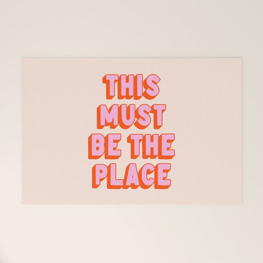 This Must Be The Place: The Peach Edition Welcome Mat Gallery Image 1