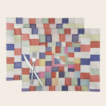 Korean 19th Century Geometric Textile Print Placemat Gallery Image 1
