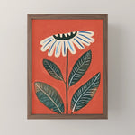 Folk Daisy Botanical Art Mini Art Print Gallery Image 2