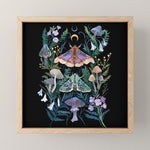 Sphinx Moth Moon Garden Mini Art Print Gallery Image 1