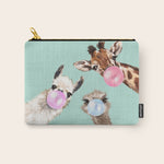 Bubble Gum Gang in Green Carry All Pouch Gallery Image 1