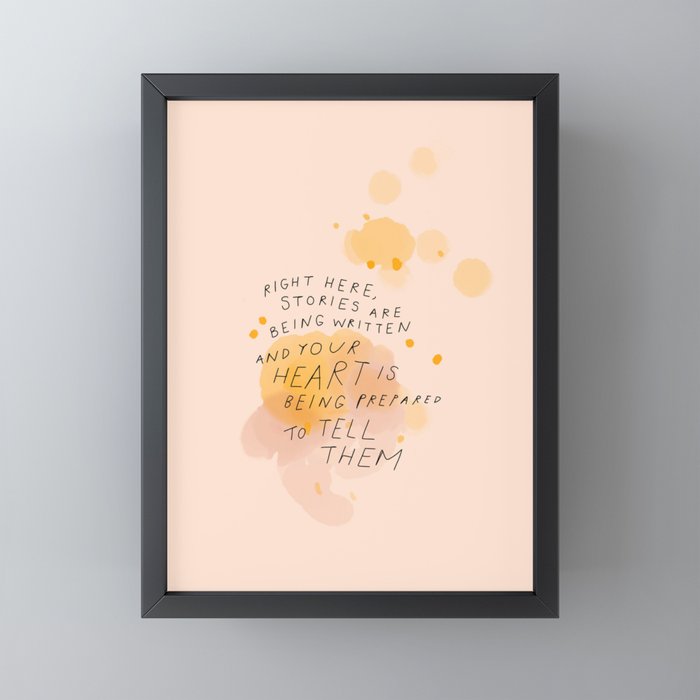 "Right Here, Stories Are Being Written" Mini Art Print Gallery Image 3
