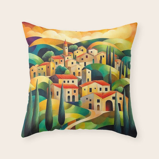 Eternal Tuscany Throw Pillow Gallery Image 1