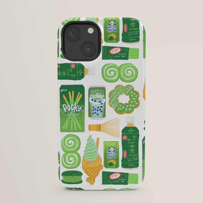 Matcha Green Tea Snacks iPhone Case Gallery Image 29