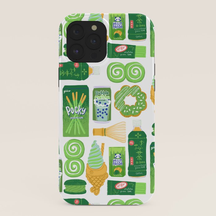 Matcha Green Tea Snacks iPhone Case Gallery Image 40
