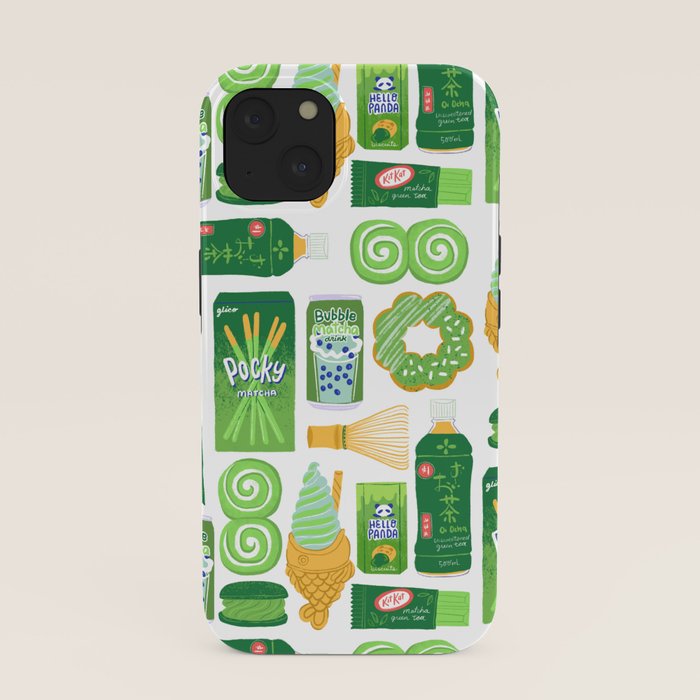 Matcha Green Tea Snacks iPhone Case Gallery Image 37