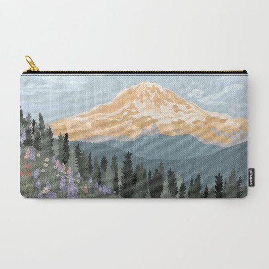 Mount Rainier National Park Carry All Pouch Gallery Image 2
