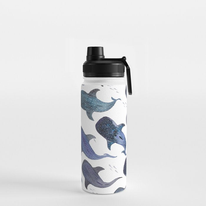 Whale Shark Pattern Party Water Bottle Gallery Image 2