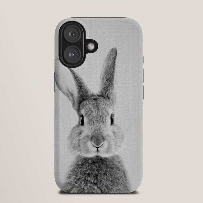 Rabbit - Black & White iPhone Case Gallery Image 9