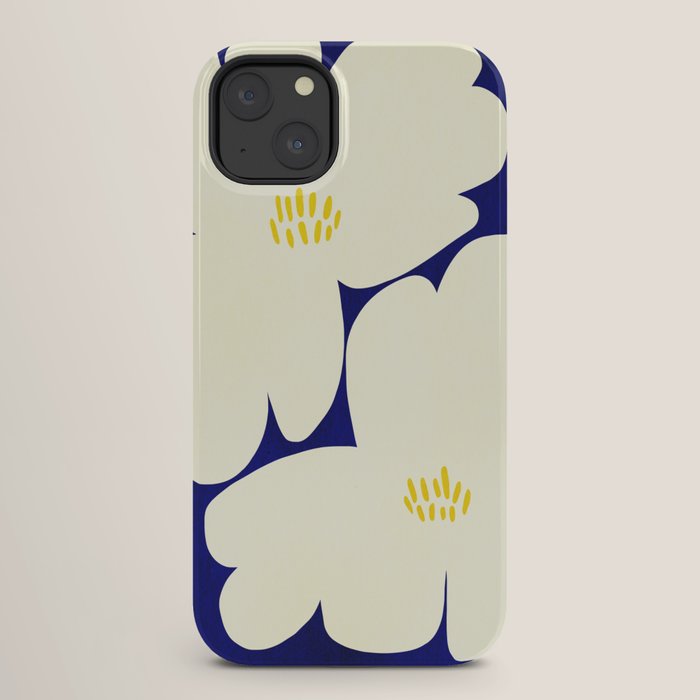 Abstract botanical 52-blue iPhone Case Gallery Image 26