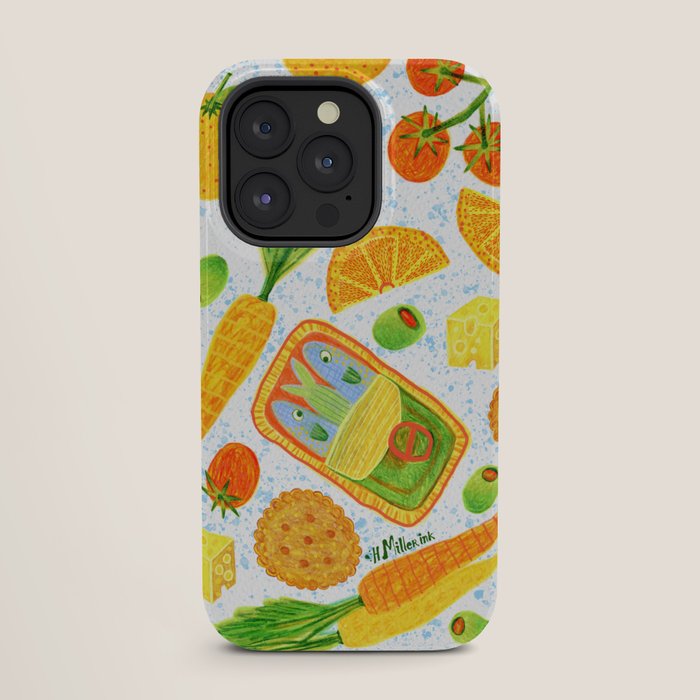 Kitchen Snacks & Apps in Orange & White iPhone Case Gallery Image 27
