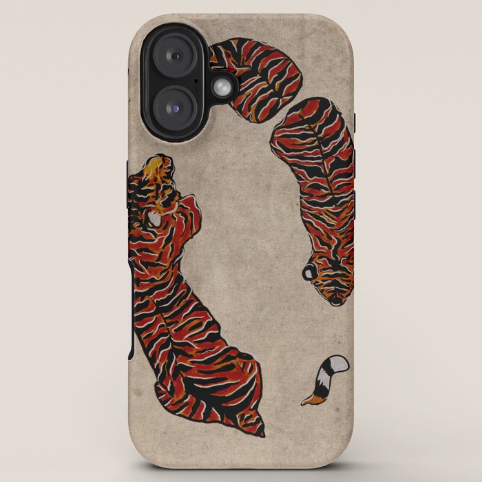Two Tigers -- Ukiyo-e Style iPhone Case Gallery Image 5