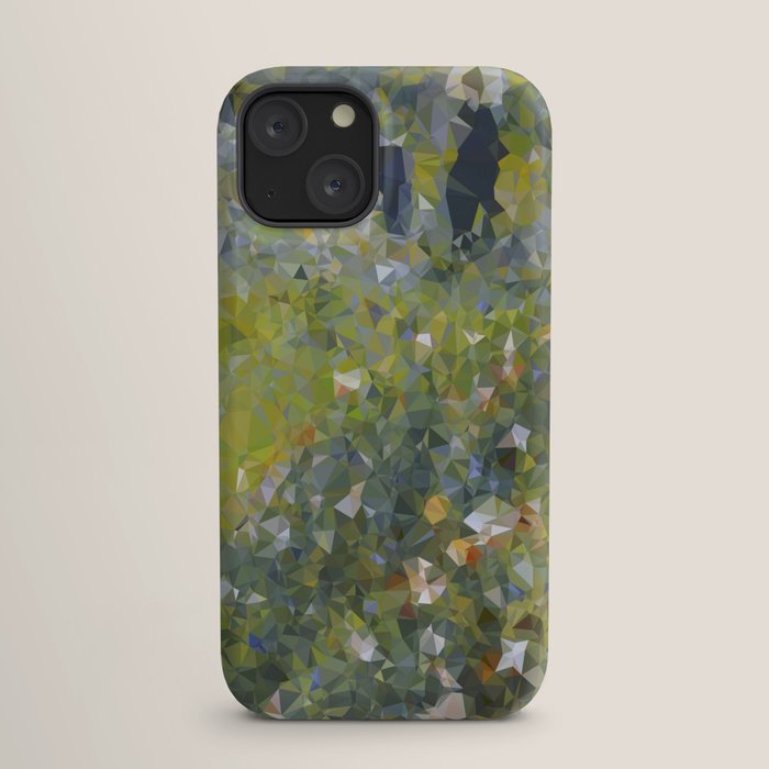 Monet Garden Low Poly Nature Art iPhone Case Gallery Image 17