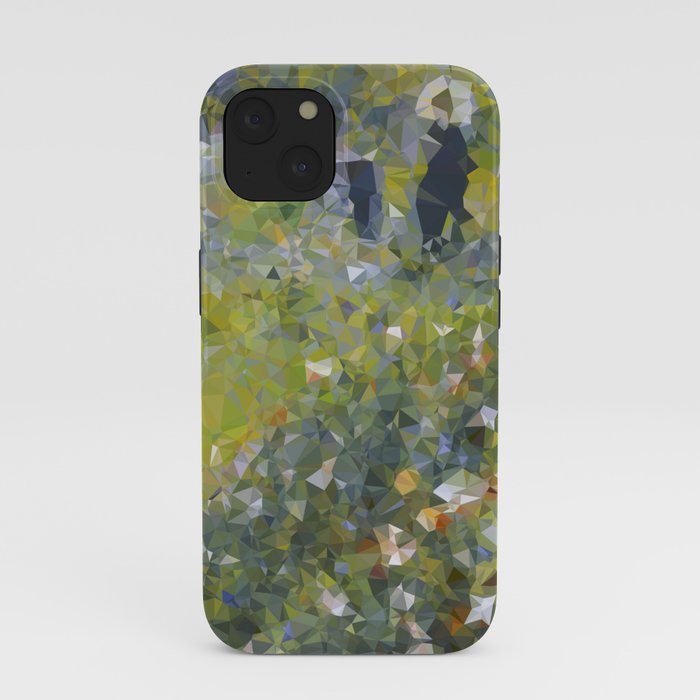 Monet Garden Low Poly Nature Art iPhone Case Gallery Image 37
