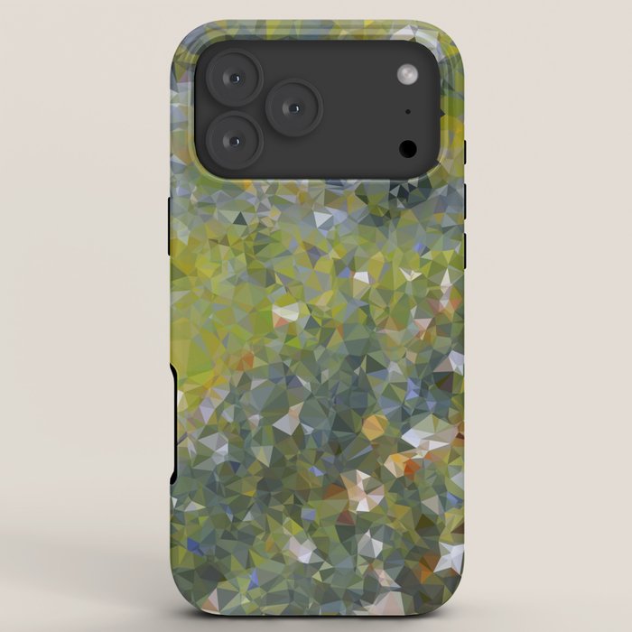 Monet Garden Low Poly Nature Art iPhone Case Gallery Image 8