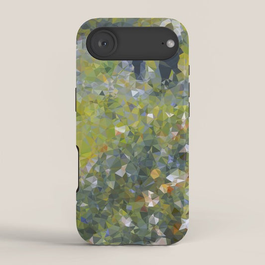 Monet Garden Low Poly Nature Art iPhone Case Gallery Image 2