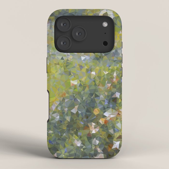 Monet Garden Low Poly Nature Art iPhone Case Gallery Image 3