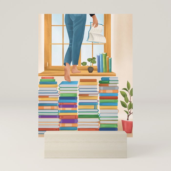 Books 2 Mini Art Print Gallery Image 5