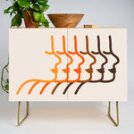 Golden Silhouettes Credenza Gallery Image 1