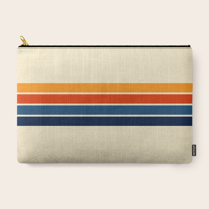 Classic Retro Stripes Carry All Pouch Gallery Image 3