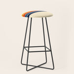 Classic Retro Stripes Stool Gallery Image 1