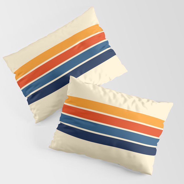 Classic Retro Stripes Pillow Sham Gallery Image 3
