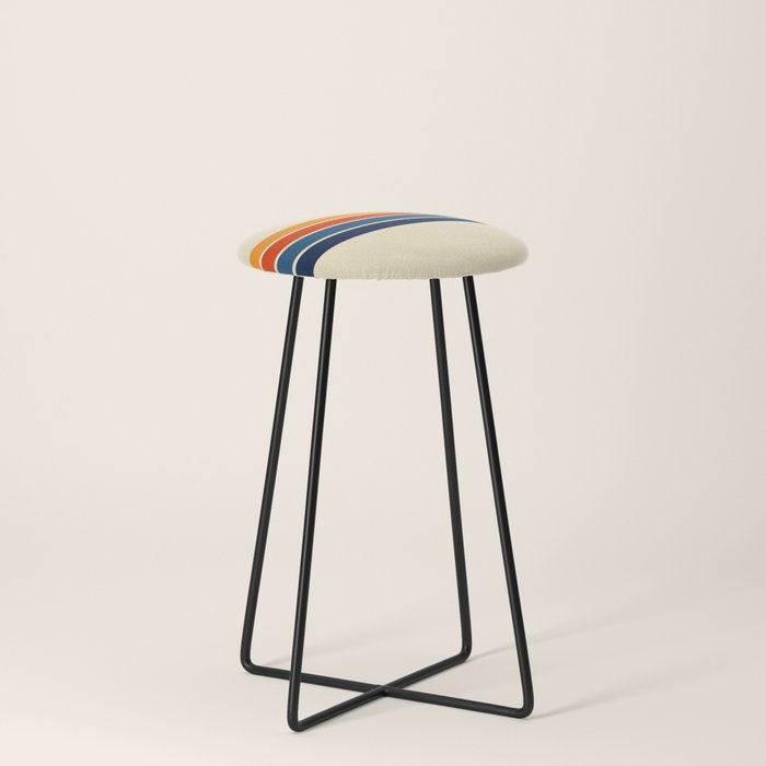 Classic Retro Stripes Stool Gallery Image 3