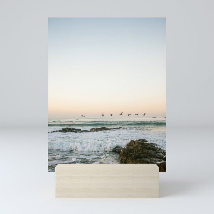 Birds at sunset | Playa Santa Teresa Costa Rica | Travel photography Mini Art Print Gallery Image 5
