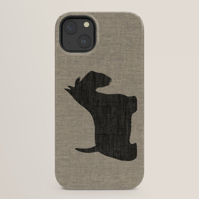 Scottish Terrier | Black Scottie Dog Silhouette iPhone Case Gallery Image 30
