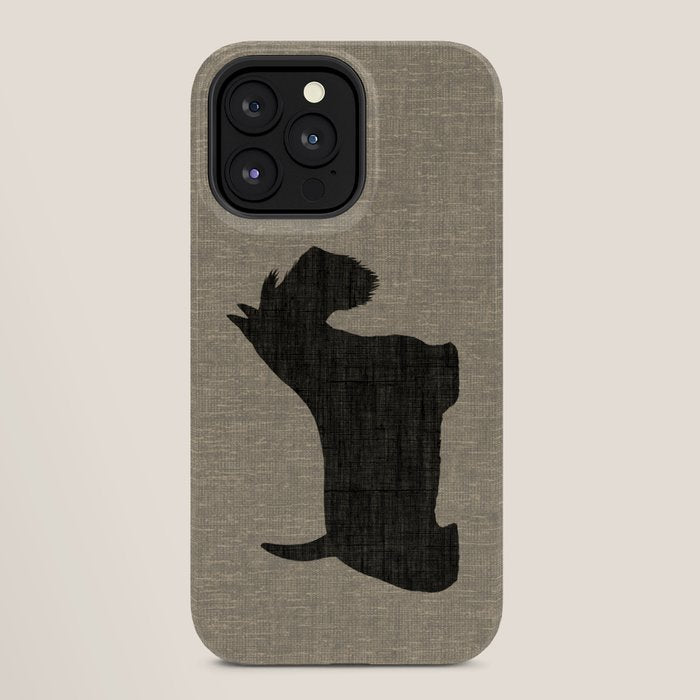 Scottish Terrier | Black Scottie Dog Silhouette iPhone Case Gallery Image 28