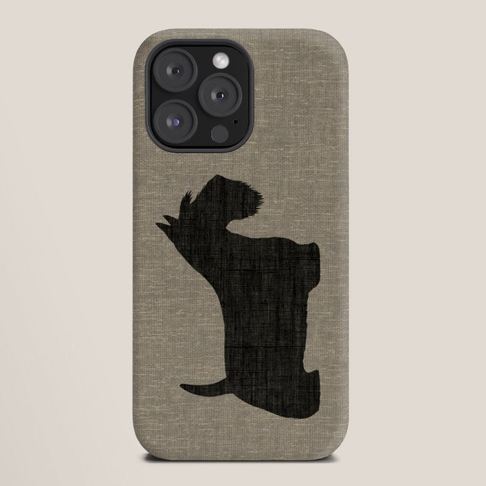 Scottish Terrier | Black Scottie Dog Silhouette iPhone Case Gallery Image 20