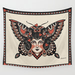 Queen of my heart (black hair) Wall Tapestry Gallery Image 1