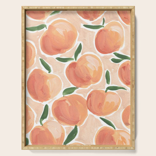 Peaches Serving Tray Gallery Image 1