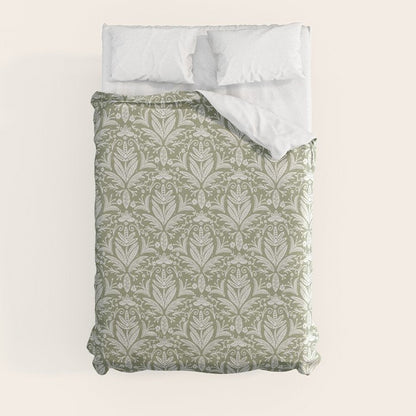 Tropical Paradise . Lush Green Duvet Cover Gallery Image 3