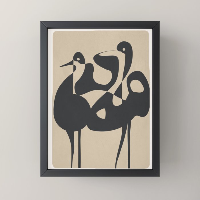 Abstract Pair Mini Art Print Gallery Image 3