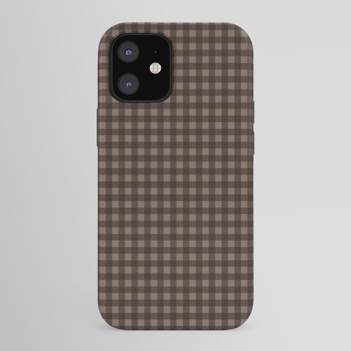 Gingham Plaid Pattern - Earthy Brown iPhone Case Gallery Image 41