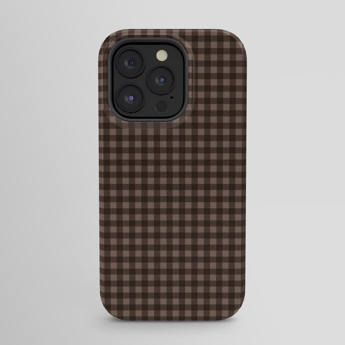 Gingham Plaid Pattern - Earthy Brown iPhone Case Gallery Image 23