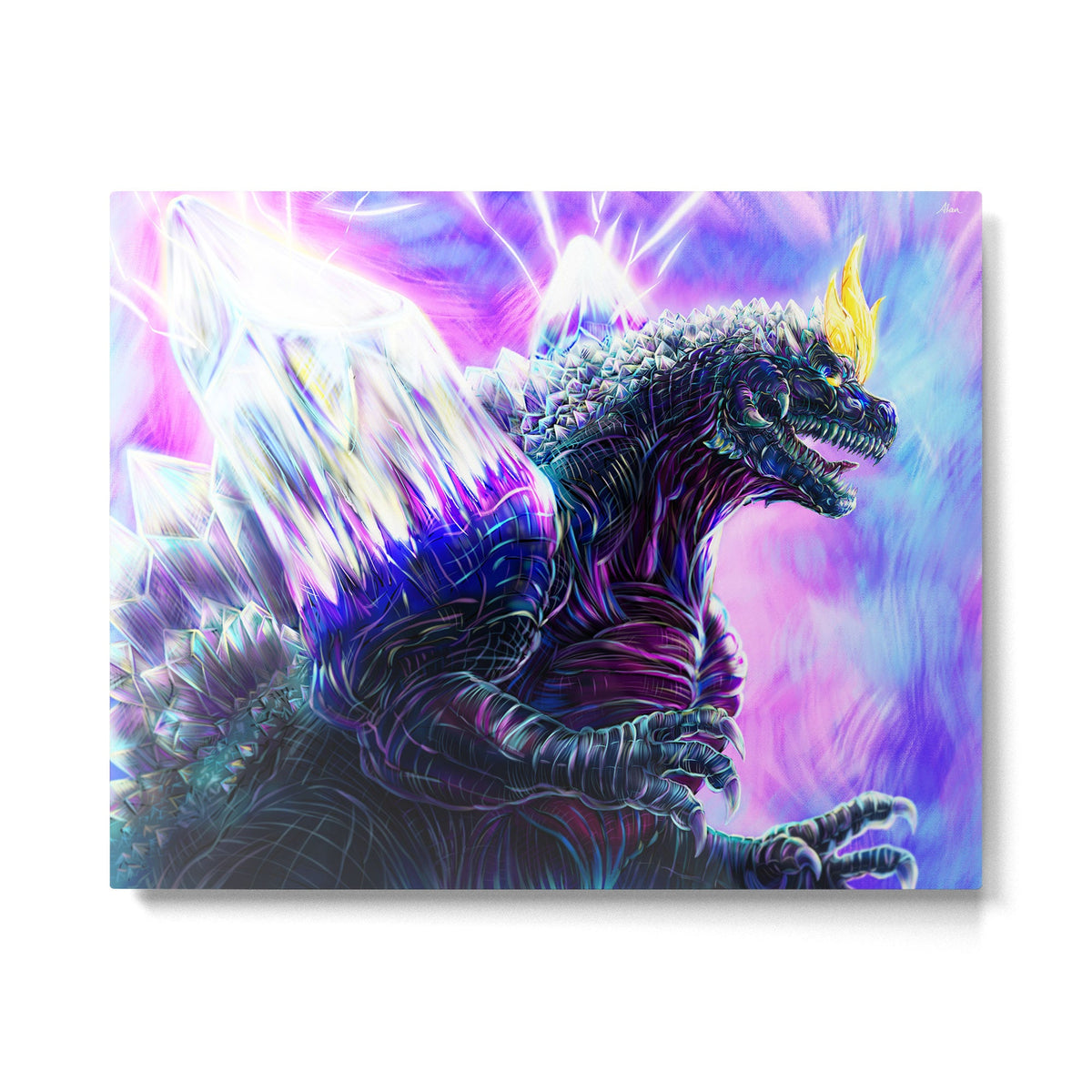 SpaceGodzilla Metal Print Gallery Image 6