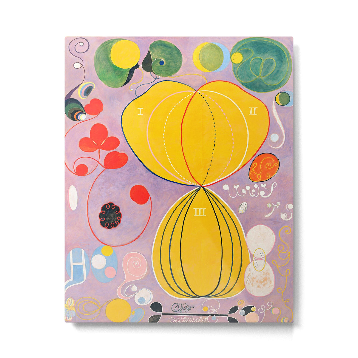 Hilma af Klint "The Ten Largest, No. 07, Adulthood, Group IV" Metal Print Gallery Image 1