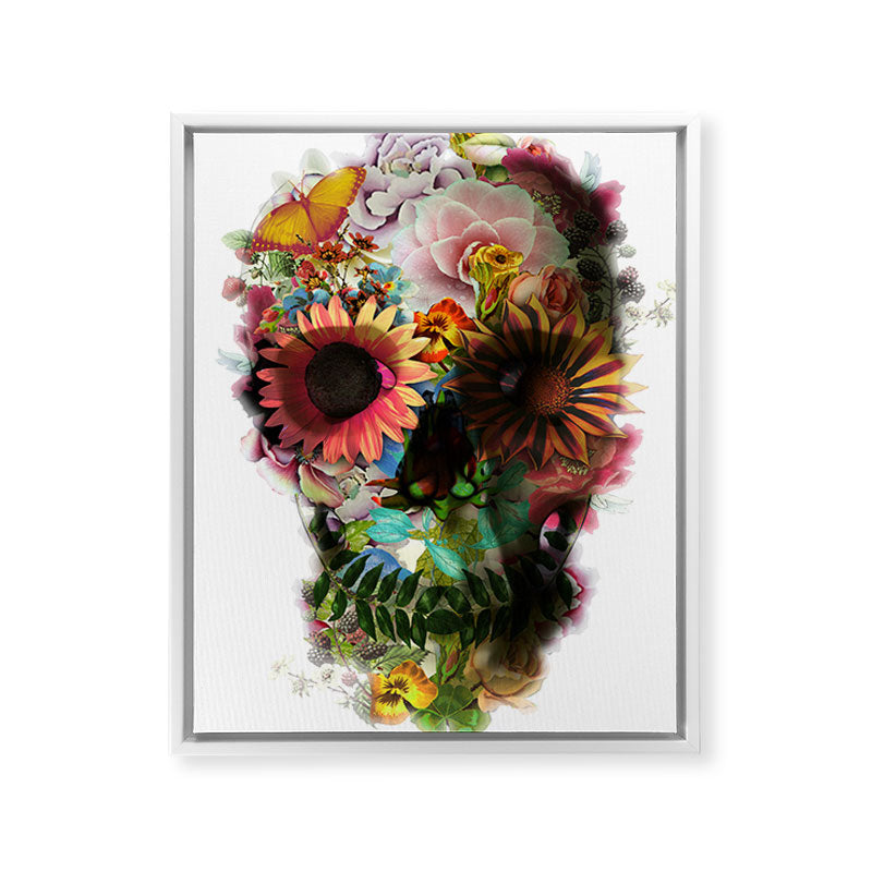 Skull 2 R Framed Canvas Print Gallery Image 34