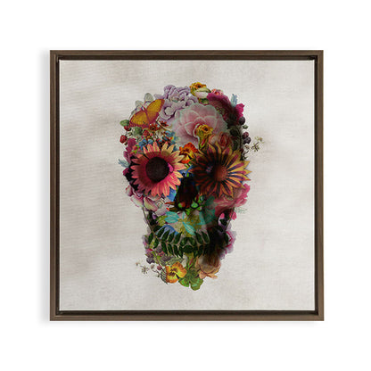 Skull 2 R Framed Canvas Print Gallery Image 18