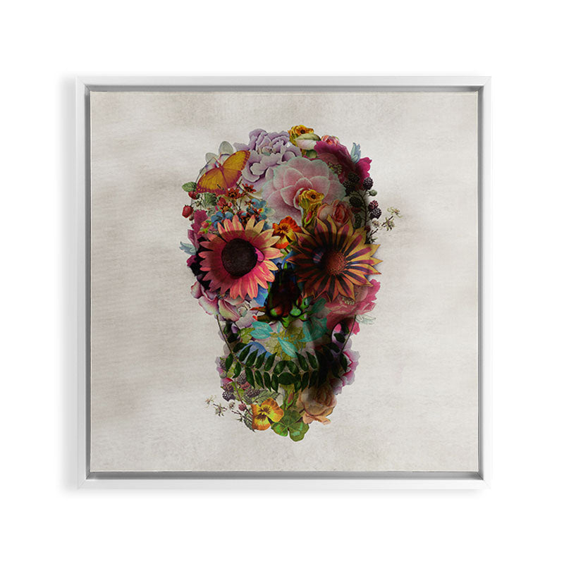 Skull 2 R Framed Canvas Print Gallery Image 36