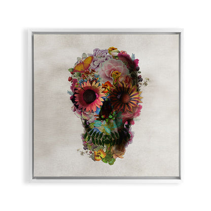Skull 2 R Framed Canvas Print Gallery Image 36