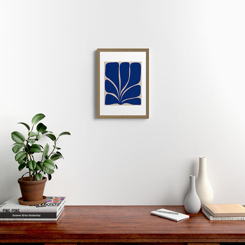 Seven Leaf Plant - 3/3 Framed Art Print Gallery Image 14