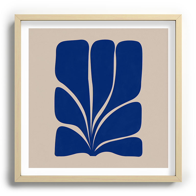 Seven Leaf Plant - 3/3 Framed Art Print Gallery Image 109