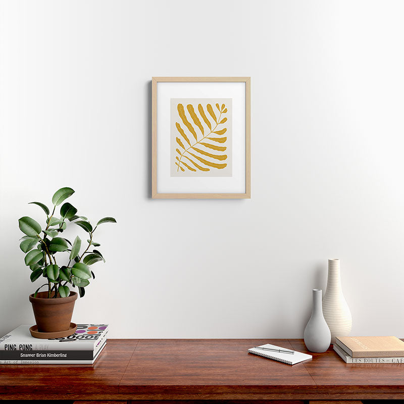Yellow Plant Framed Art Print Gallery Image 25