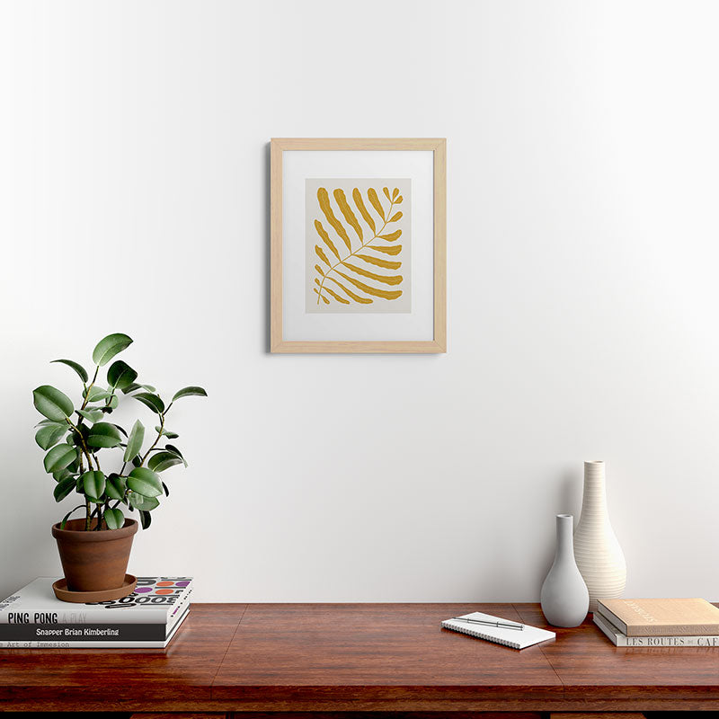 Yellow Plant Framed Art Print Gallery Image 63