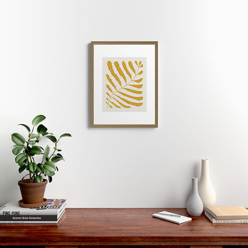 Yellow Plant Framed Art Print Gallery Image 16